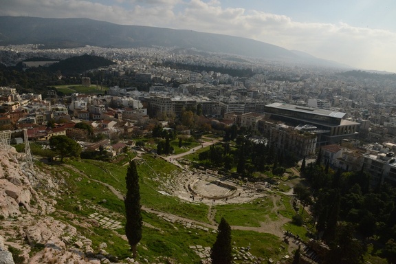 Theater of Dionysos and the Acropolis Museum